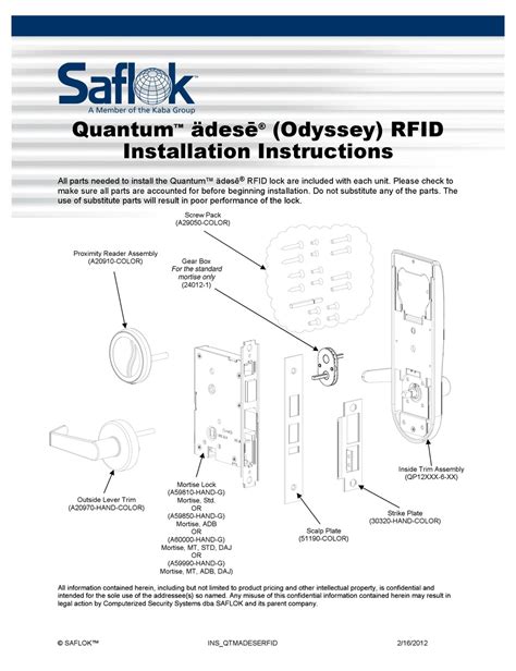 saflok quantum rfid reader encoder|saflok quantum rfid installation instructions.